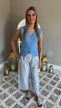 Kate & Pippa one size knitted waistcoat with neck scarf