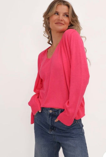 KATE & PIPPA TWO-IN-ONE CARDIGAN