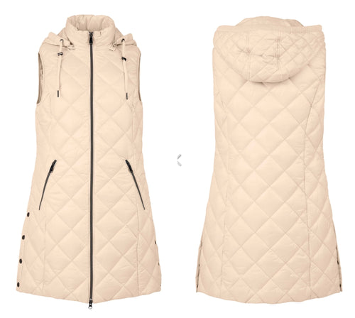 Normal Gilet with detachable hood