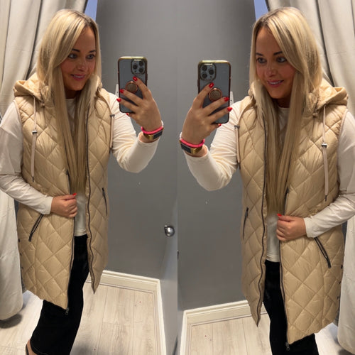 Normal Gilet with detachable hood