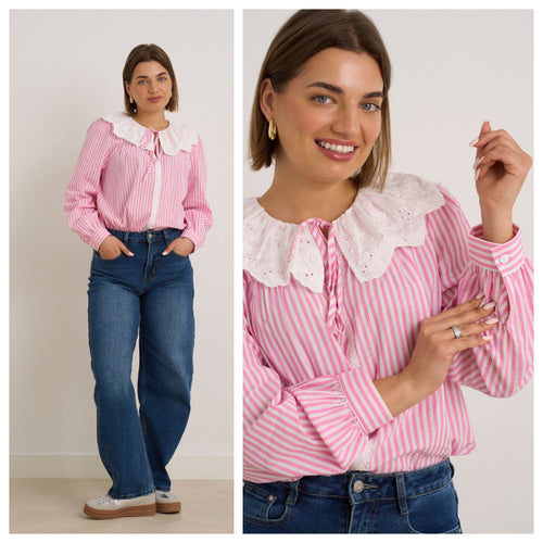Pink blouse