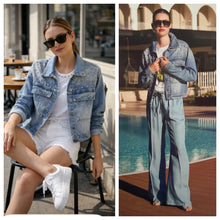 Fly girl denim jacket