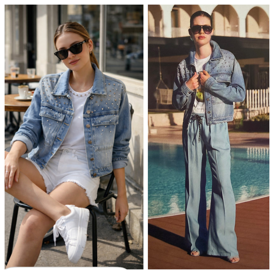 Fly girl denim jacket
