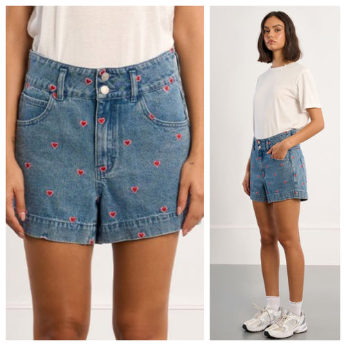 Molly bracken heart shorts
