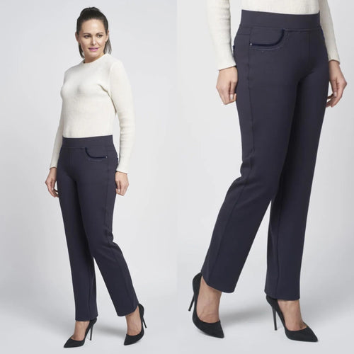 Pinns Navy Figure sculpting Trouser