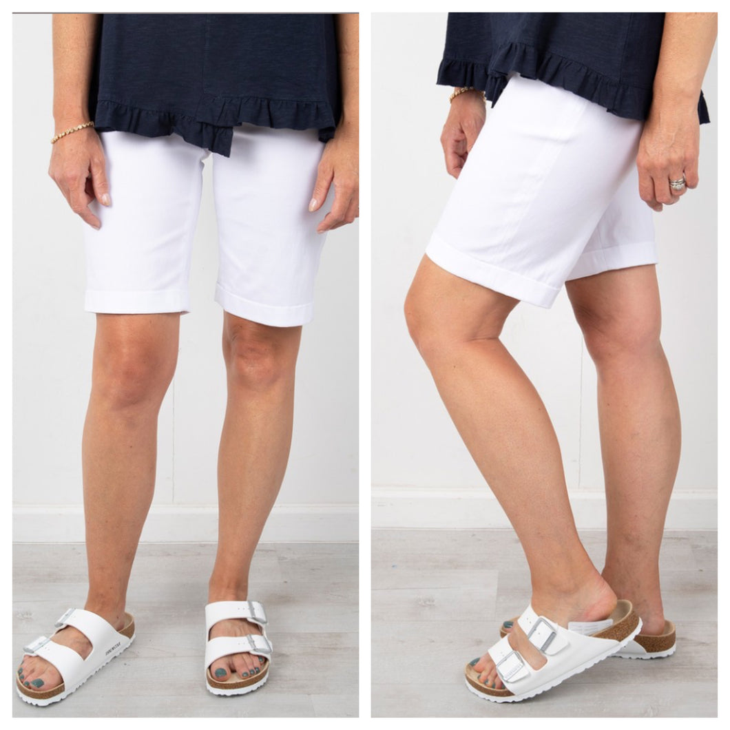 Robel white Bella shorts