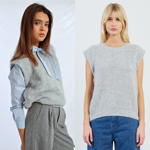 Sleeveless sweater