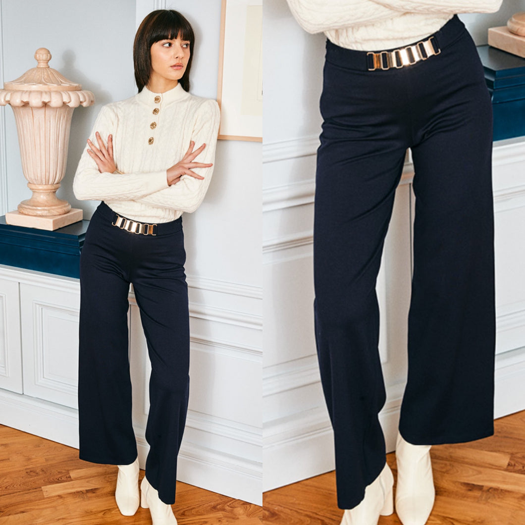 Fly Girl Navy Trousers