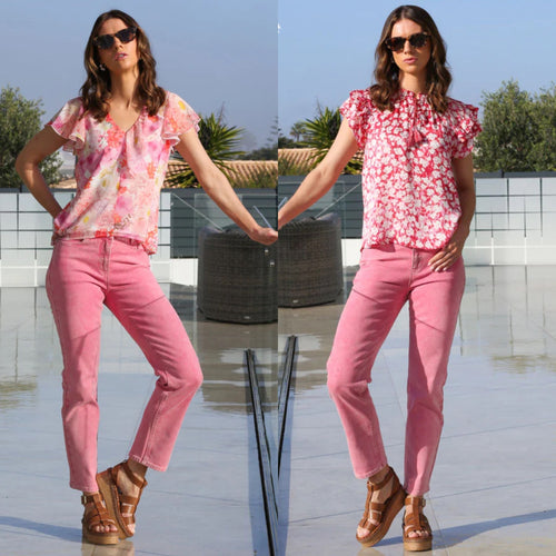 Rant & Rave Pink Mom Jean