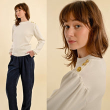 Molly bracken cream knit