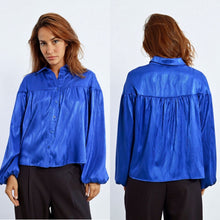 Molly Bracken blouse with METALLIC EFFECT