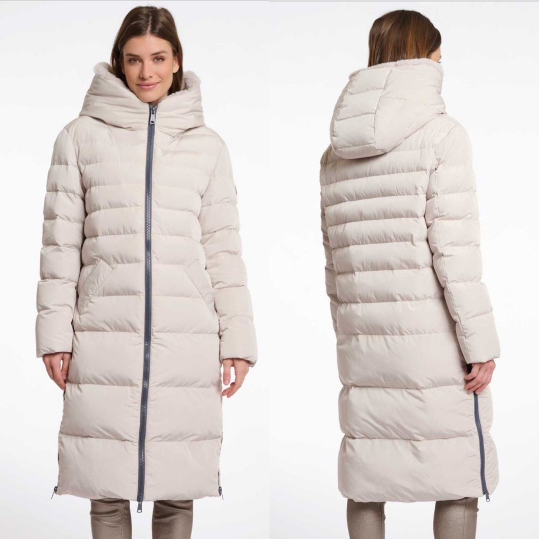 Rino & Pelle coat lined with Faux fur