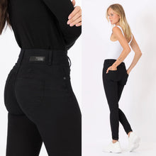 Tiffosi One Size Fits All Double Up Black Jeans